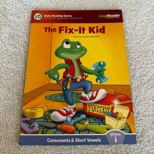 LeapFrog The Fix-It Kid Consonants & Short Vowels Book by Suzanne Barchers